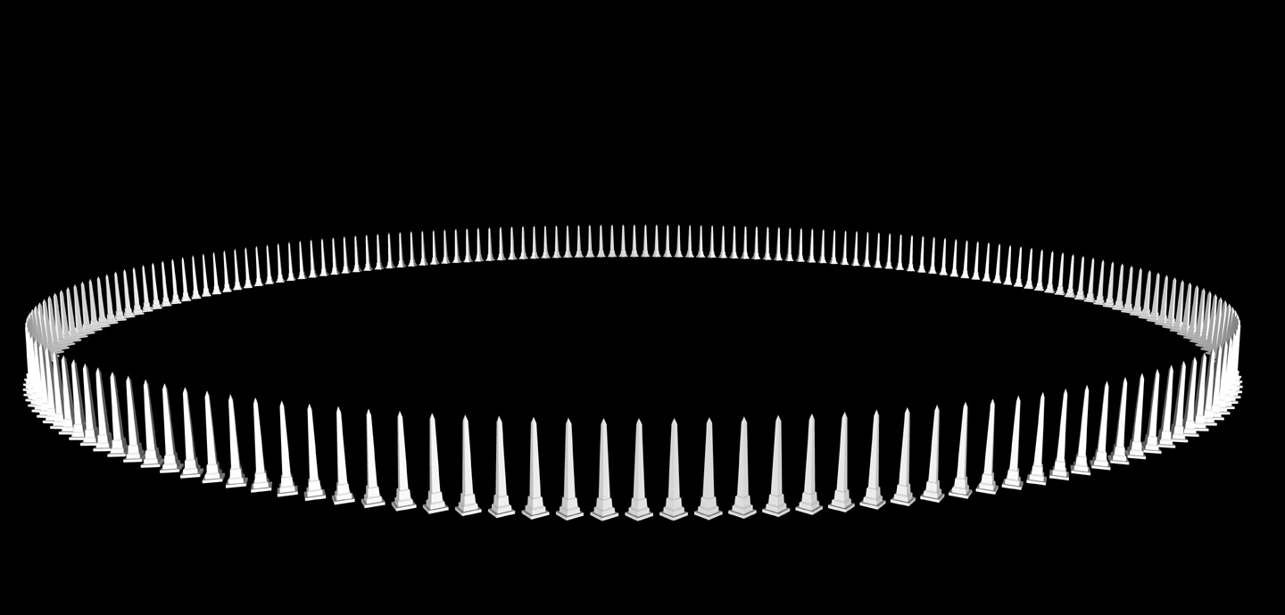circle of obelisks xx